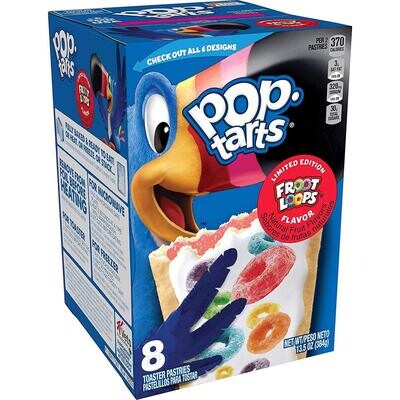 Pop Tarts Froot Loops 8 Toaster Pastries 384g