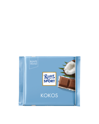 Ritter Sport Coconut Chocolate Bar (100g) - Imported German Chocolate