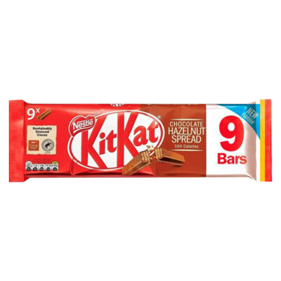 Kitkat Chocolate Hazelnut Spread (9 Bars) 186.3G