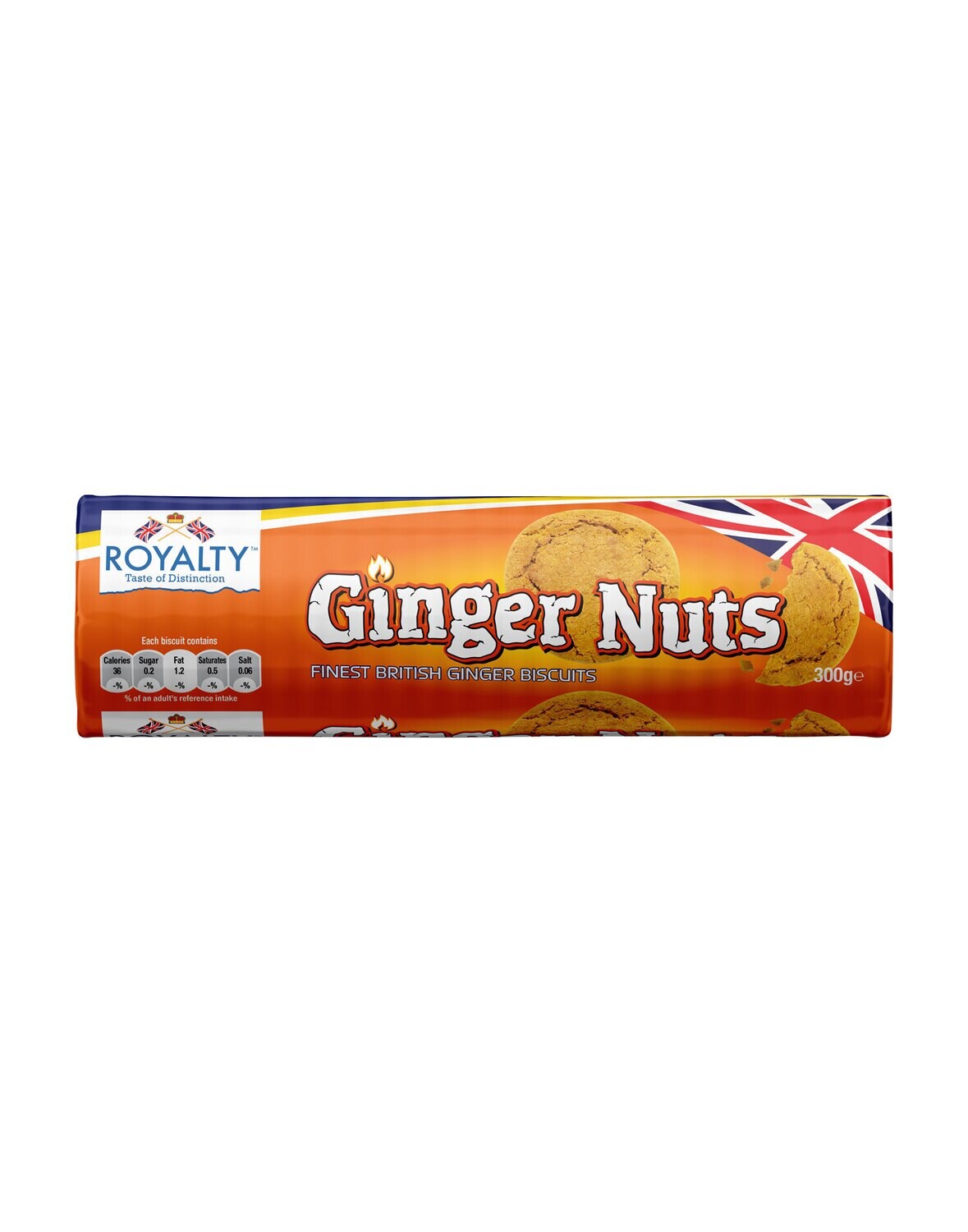 Royalty Ginger Nut Biscuits (Imported from Britain), 300g