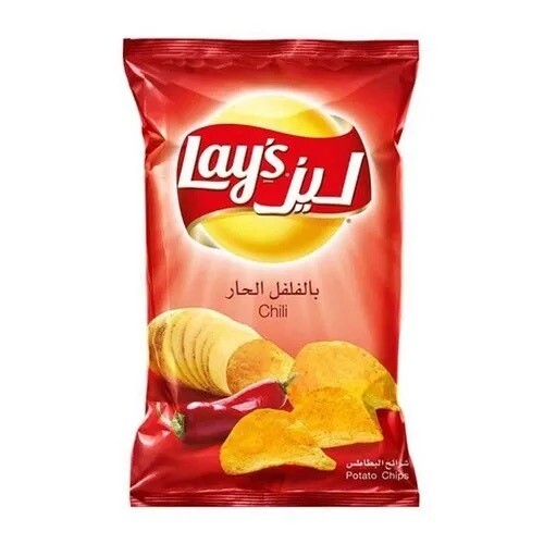 Lays Spicy Chili Potato Chips (Imported) - 170g | Bold &amp; Flavorful