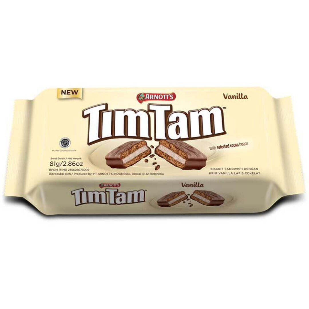 Tim Tam Vanilla Biscuits 81g | Indonesia Made