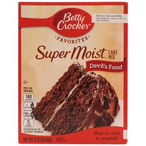 Betty Crocker Devil's Food Cake Mix 432G