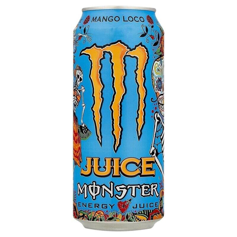 Monster Mango loco IMPORTED Energy Drink 500ml can  | Made in United Kingdom