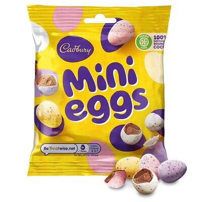 Cadbury Mini Eggs 80g | Easter Special Chocolate | Melt-Proof Packaging | Imported from UK | Free Delivery | No-breakage Pack | vegetarian