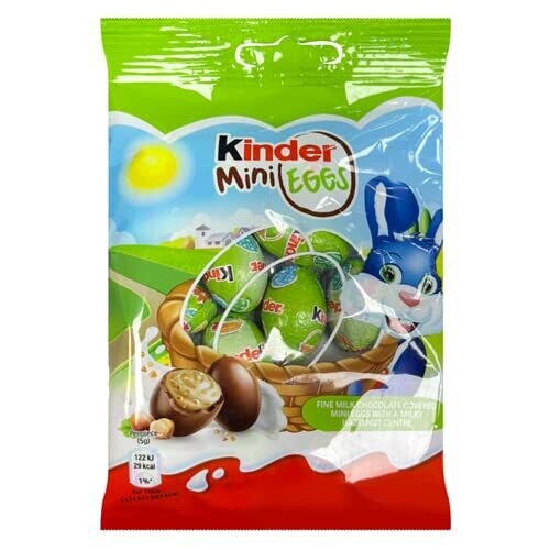 Ferrero Kinder Mini Eggs Chocolate 75 g | Imported From UK | Melt-Proof Packing | Same-Day Dispatch
