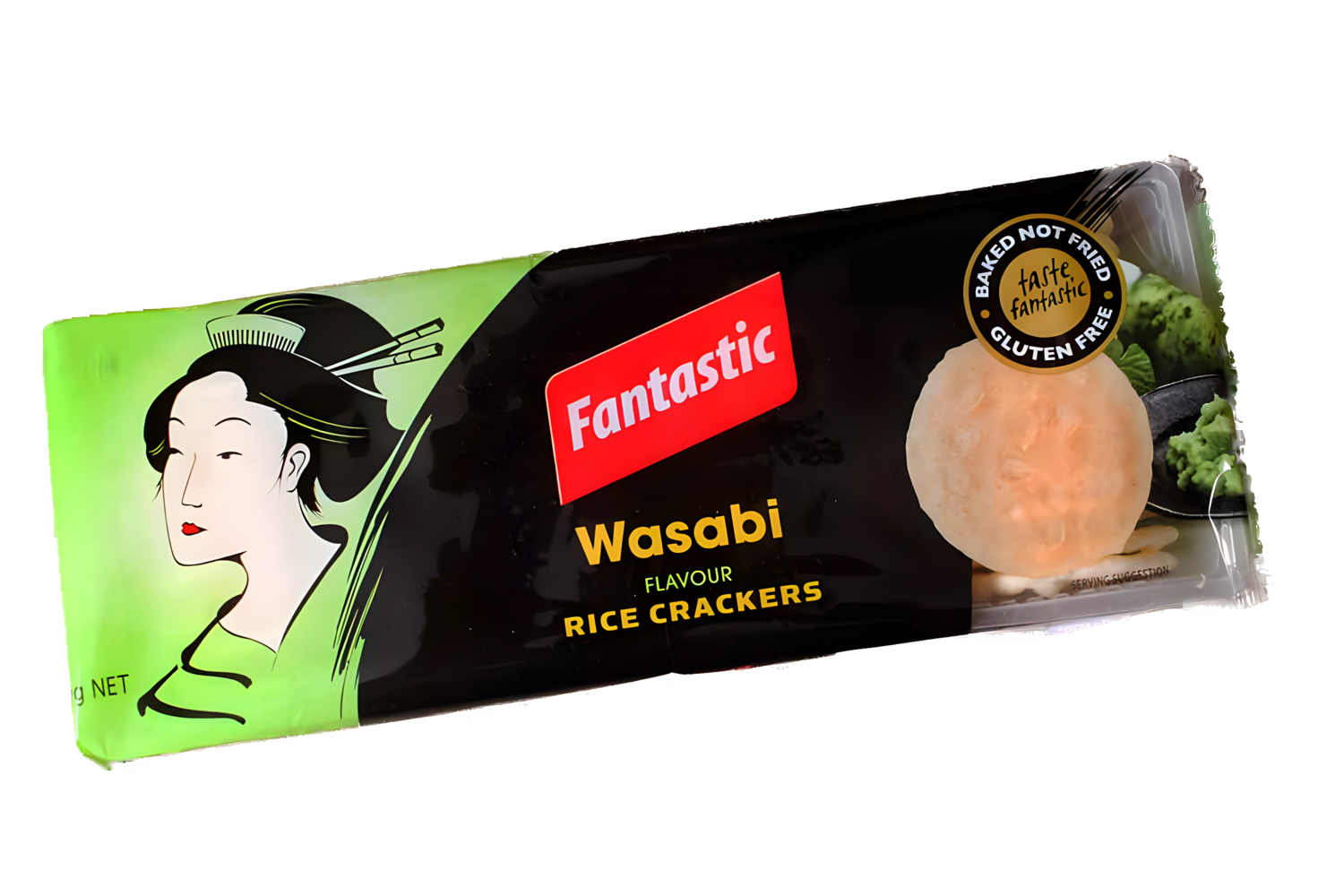 Fantastic Rice Crackers - Wasabi 100g 