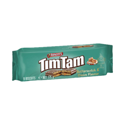 Arnott&#39;s Australia Tim Tam Butterscotch and Cream biscuits | Limited Edition- 160g | Imported