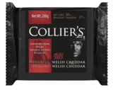 Collier&#39;s Powerful Welsh Award Winner Cheddar Cheese 200g | Imported from UK