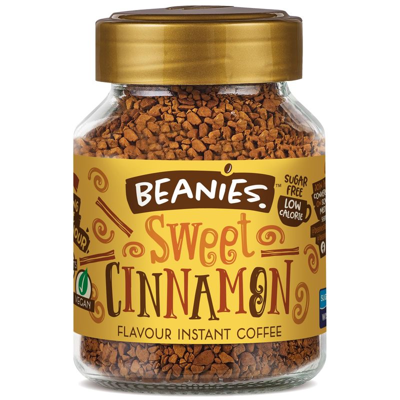 Beanies Sweet Cinnamon Instant Coffee (UK Imported) - 50g