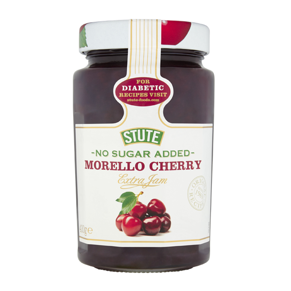 Stute Morello Cherry Jam 430G (No Sugar Added)