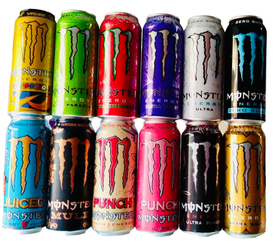 Monster Energy Drink Mega Mix (12 Pack) | Assorted Exotic Flavors (Imported)