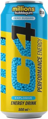 C4 Performance Energy Drink - Millions Bubblegum (Zero Sugar) | Imported