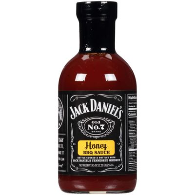 Jack Daniel&#39;s Old No. 7 Honey BBQ Sauce (553g) - Authentic American BBQ Flavor