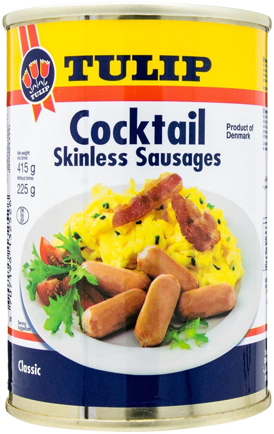 Tulip Cocktail Skinless Sausages, 225 g (Product of Denmark)
