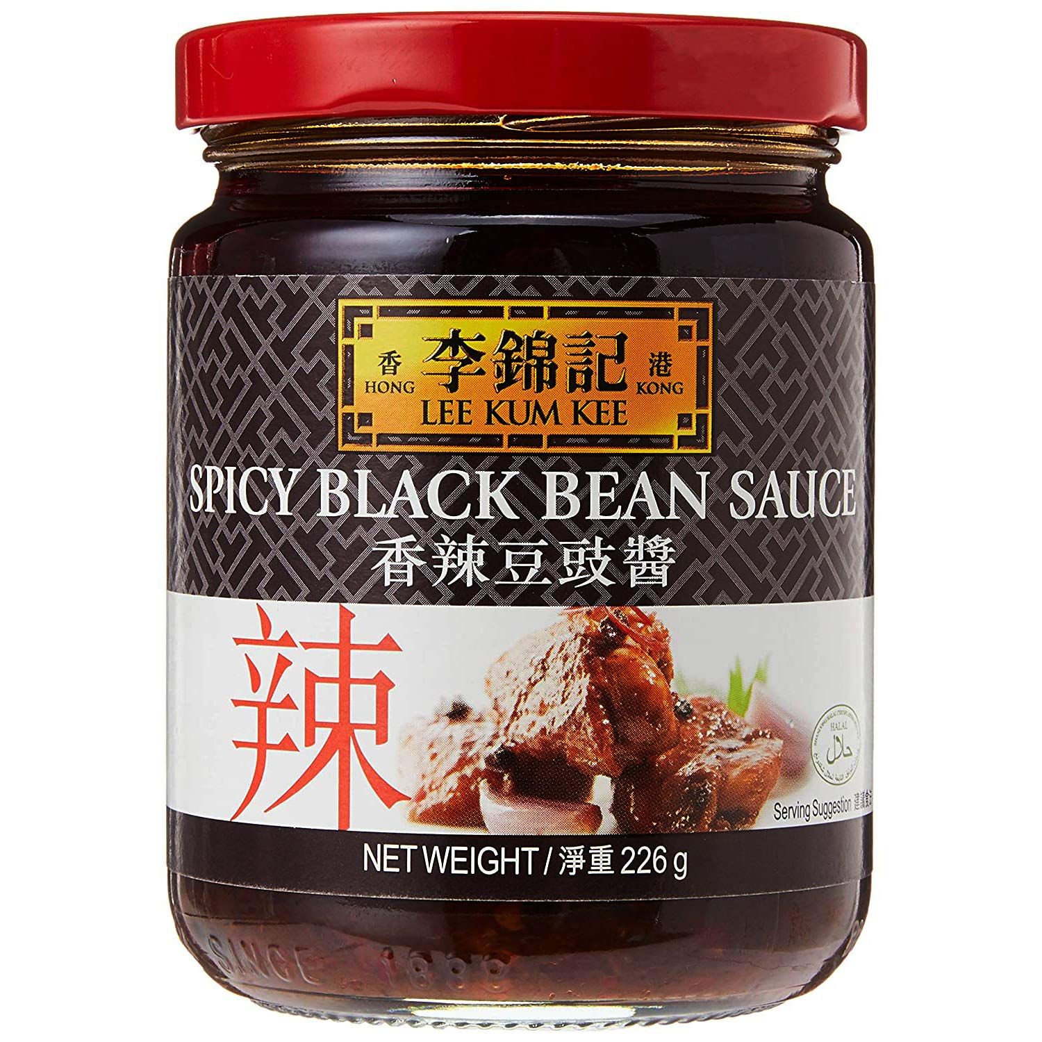 Lee Kum Kee Spicy Black Bean Sauce, 7.97 oz, 226 g | Imported