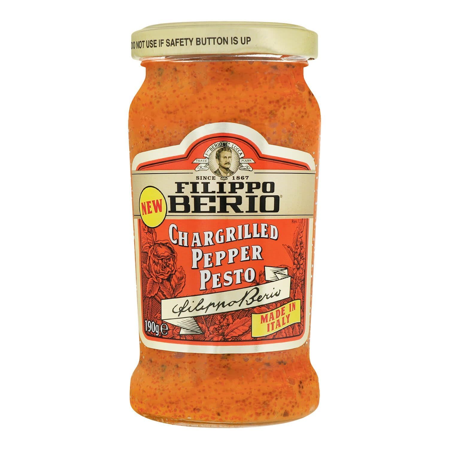 Filippo Berio Chargrilled Pepper Pesto