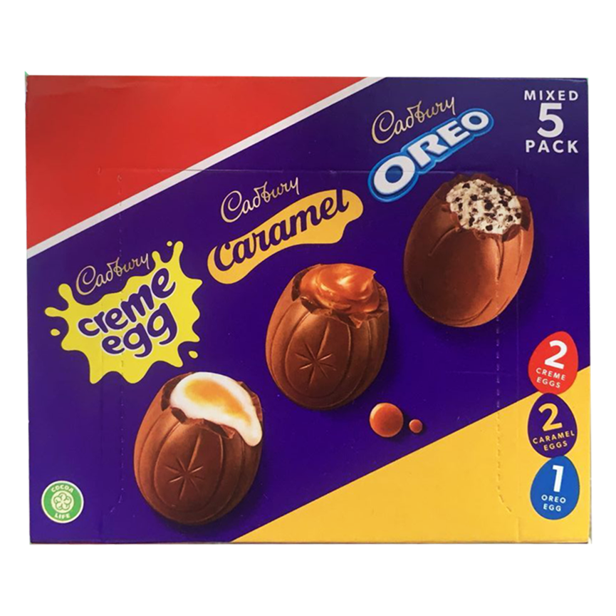 Cadbury Mix Creme Eggs 5 Pack - 200g, Imported From UK