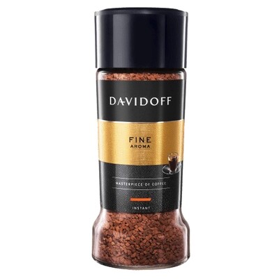 Davidoff Fine Aroma Instant Ground Coffee, 100 g Bottle | Imported from Germany Davidoff Fine Aroma Instant Ground Coffee, 100 g Bottle | Imported from Germany