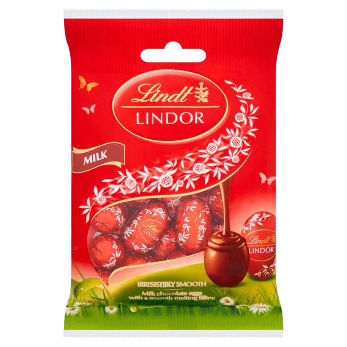 Lindt Lindor Mini Eggs Milk chocolate - 80g | Easter Special Imported Egg Chocolate | Imported  | Gluten-Free Chocolate | Vegetarian