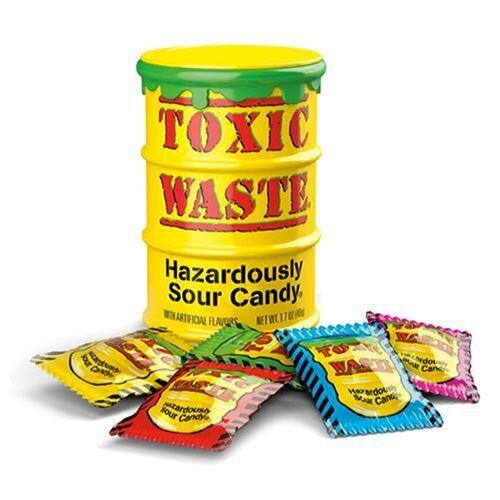 TOXIC WASTE SOUR CANDY, Imported