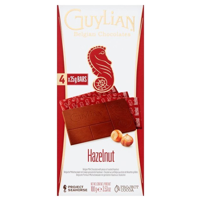 Guylian Belgian Hazelnut Bar 100G (4X25G)