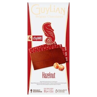 Guylian Belgian Hazelnut Bar 100G (4X25G)