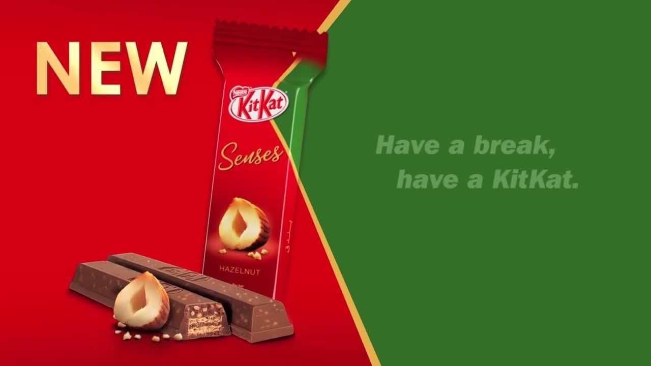 Imported Nestle KitKat Senses Hazelnut Crunch 120g