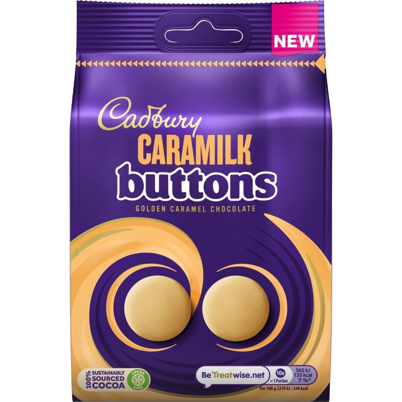Imported Cadbury Caramilk Buttons 85g
