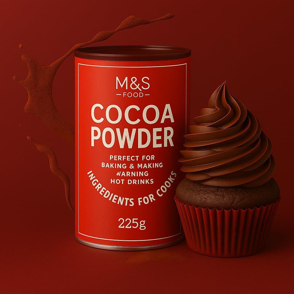 Imported M&amp;S Food Cocoa Powder 225g