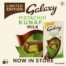 Imported Galaxy Pistachio Kunafa Chocolate 90g