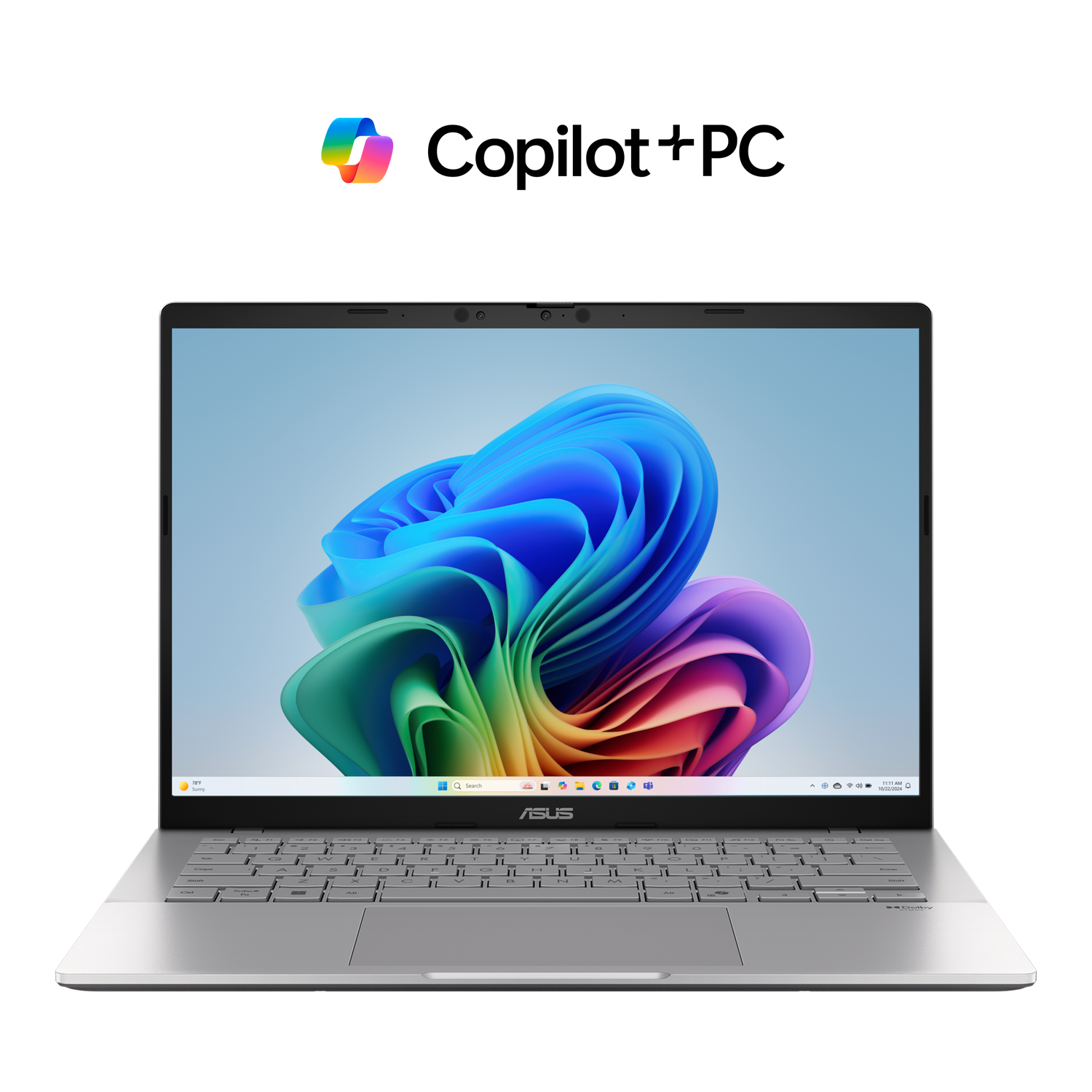 ​ASUS VIVOBOOK Qualcomm Purwa SnapDragon 16GB  1TB 14" SILVER 60Hz Laptop