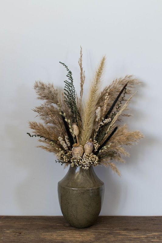 beige/groen