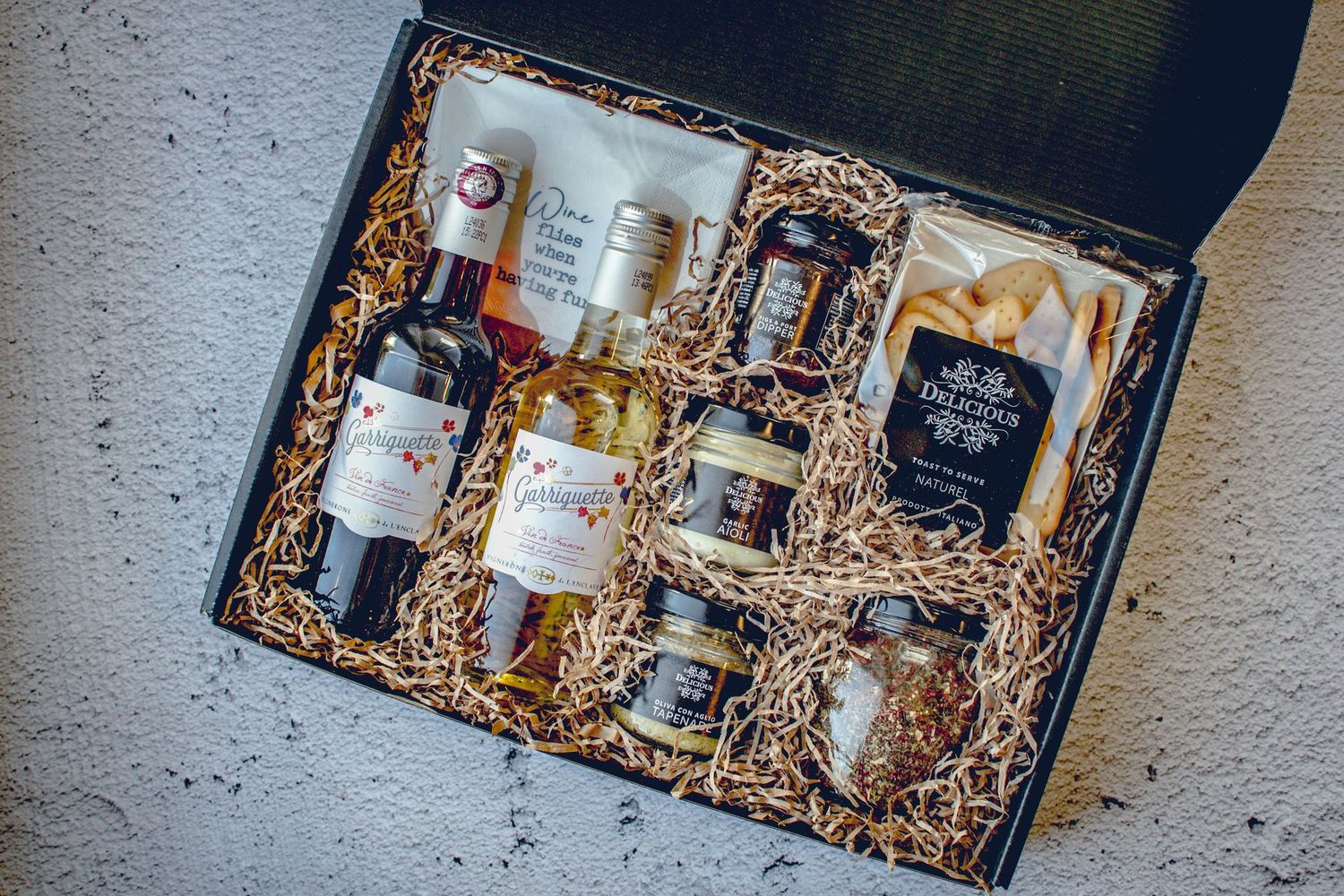 wine flies box