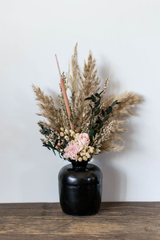 Beige/zwart/groen/roos