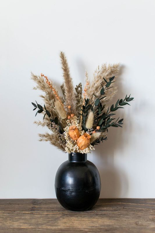 Beige/groen/zwart/oranje