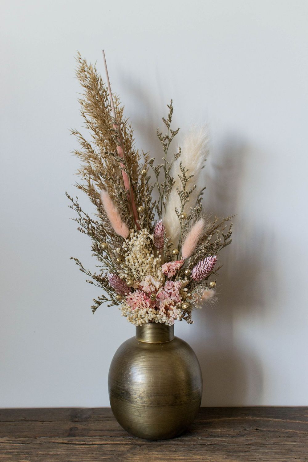 Beige/zwart/groen/roos