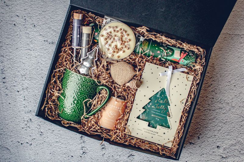 Christmas tea box