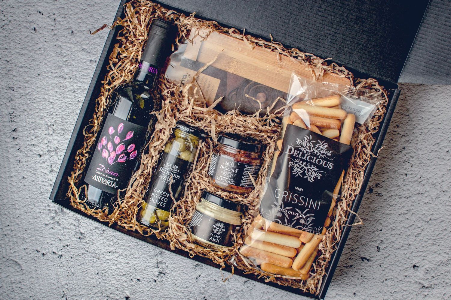 Tapas & wine box Tapas & wine box