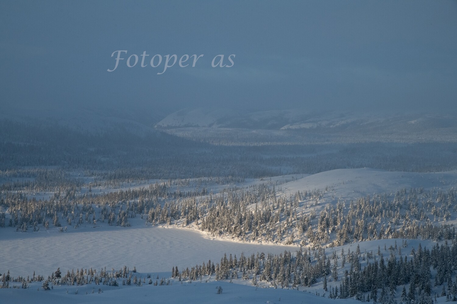 Vikerfjell, vinter