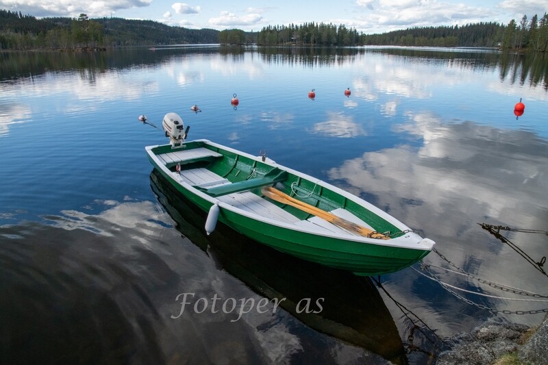 Båt Øyangen, sommer