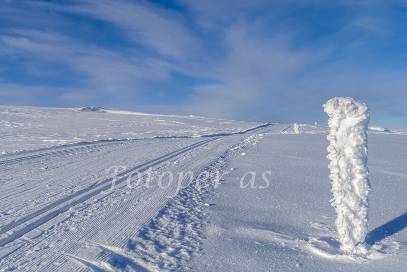 Vikerfjell, Skarrudåsen, vinter