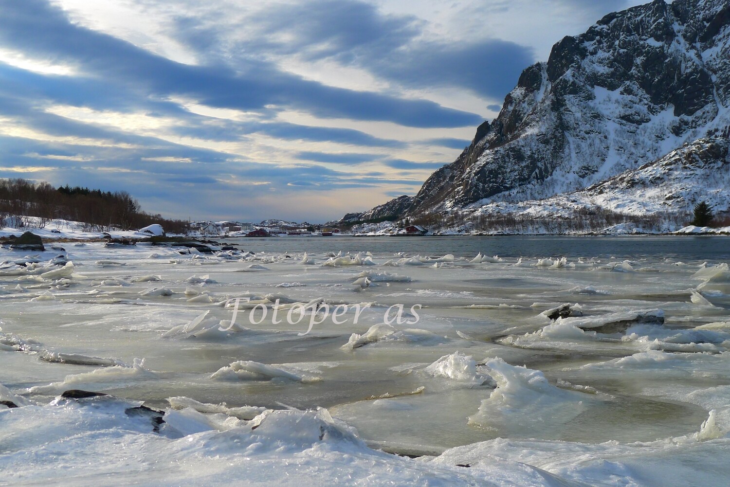 Lofoten, Hopen, vinter