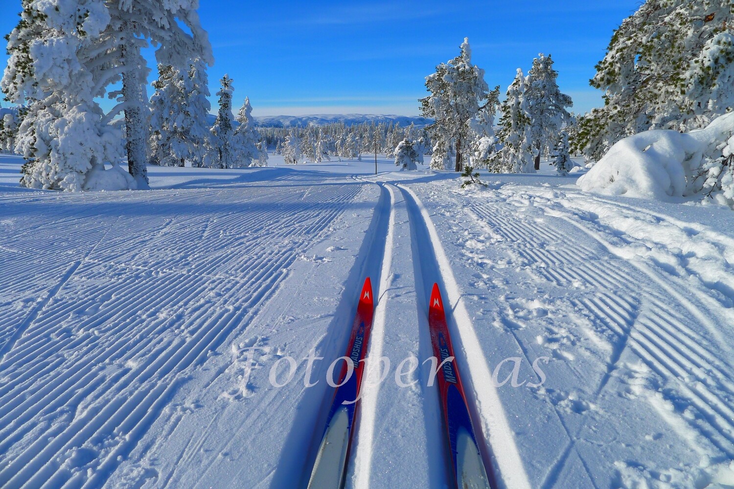 Vikerfjell, vinter, skiløyper