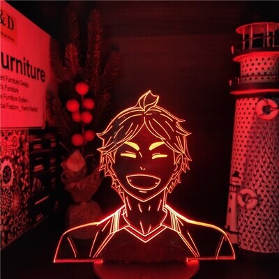 Haikyuu Sugawara 3D LED Lamp