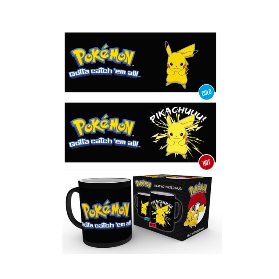 POKEMON - Tazza termosensibile 320 ml: Pikachu