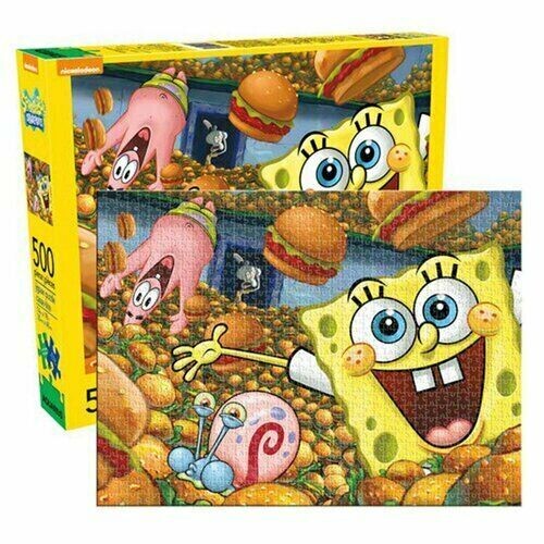 SPONGEBOB - KRABBY PATTIES  - Puzzle 500 pz
