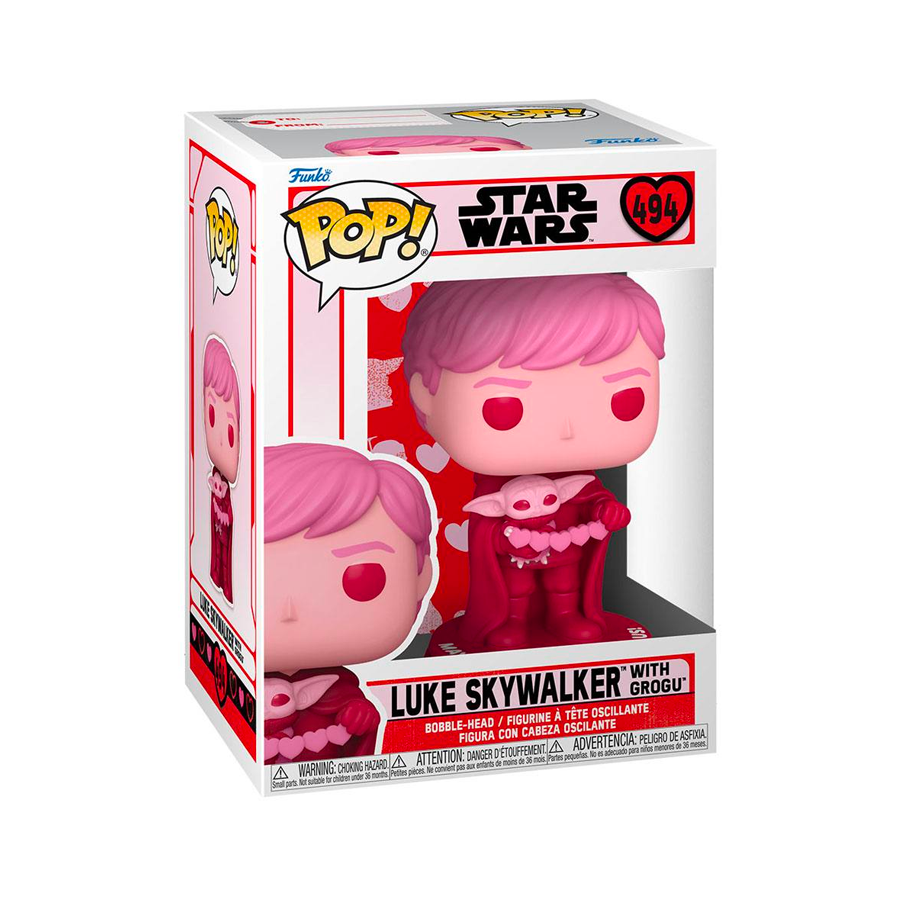 Star Wars: Valentines - 494 Luke & Grogu 9Cm