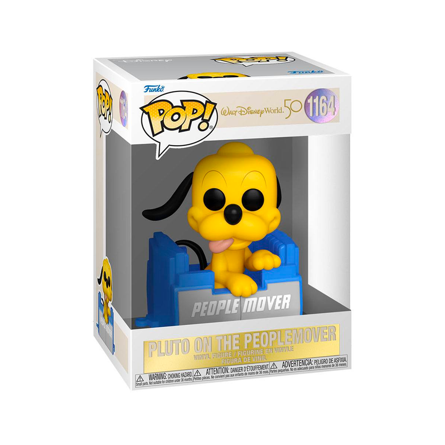 Disney: 50th Anniversary - 1164 People Mover Pluto with Balloon 9Cm
