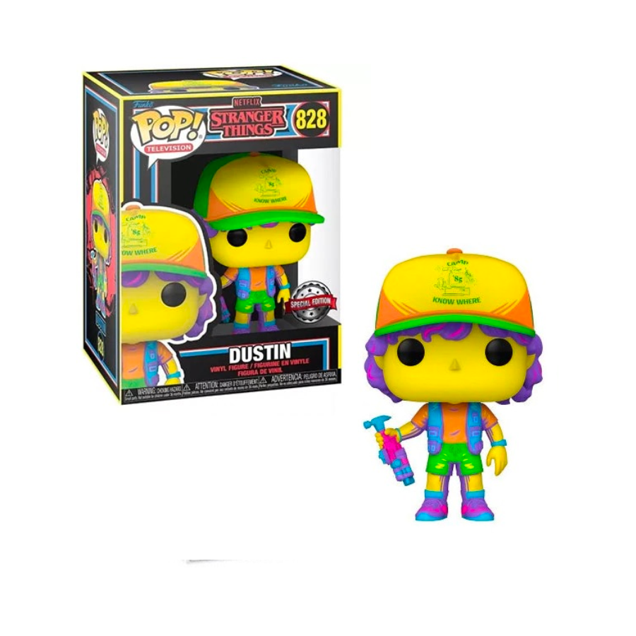 Stranger Things - 828 Dustin (Blacklight, Exclusive) 9Cm